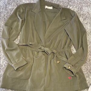 Dear Drew by Drew Barrymore Olive Green Women's Jacket